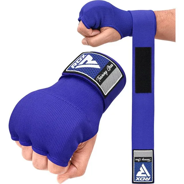 RDX IS Gel Padded Inner Gloves Hook &amp; Loop Wrist Strap For Knuckle Protection