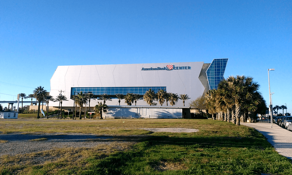 American Bank Center boxing venue in Corpus Christi, USA