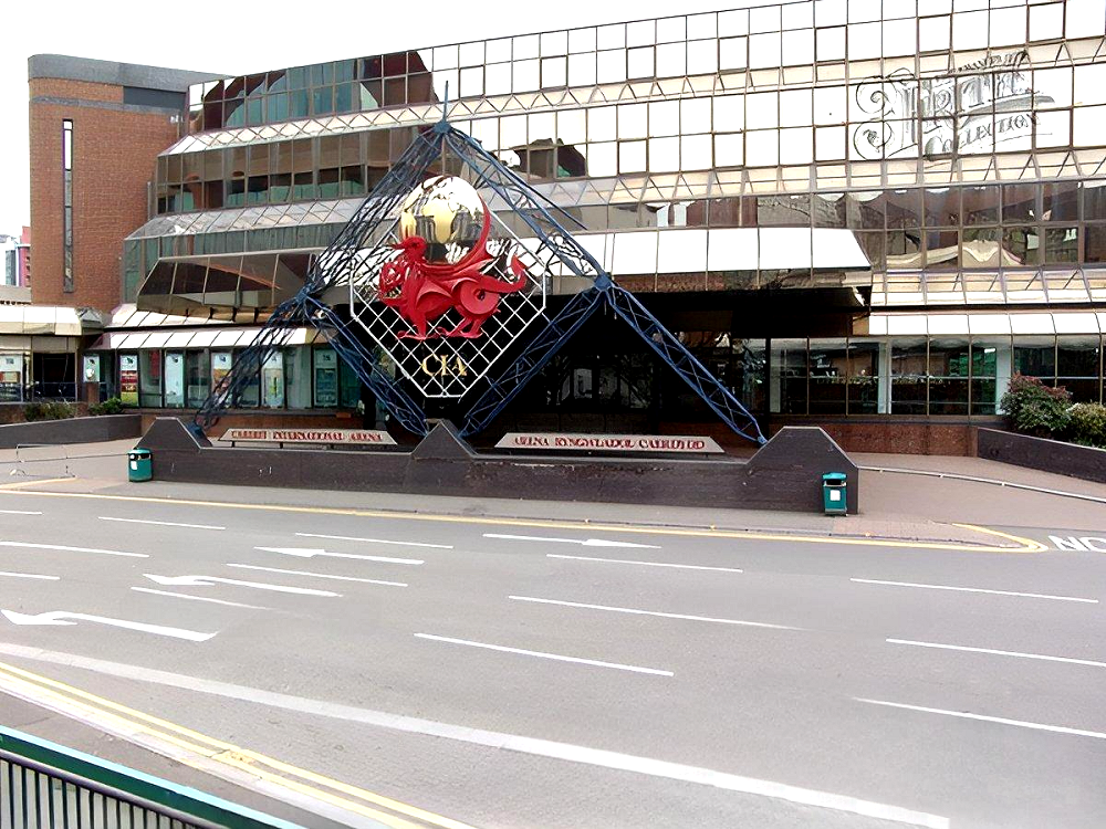 Cardiff International Arena boxing venue in Cardiff, Wales