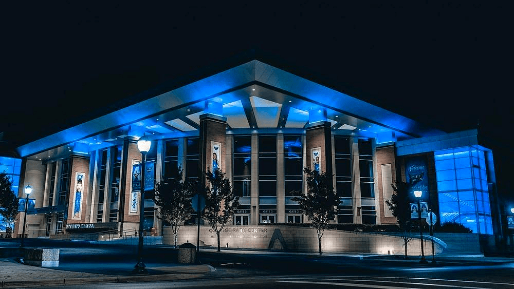 College Park Center boxing venue in Arlington, USA