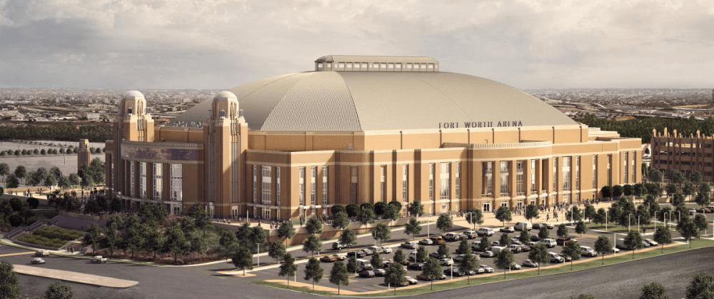 Dickies Arena boxing venue in Fort Worth, USA