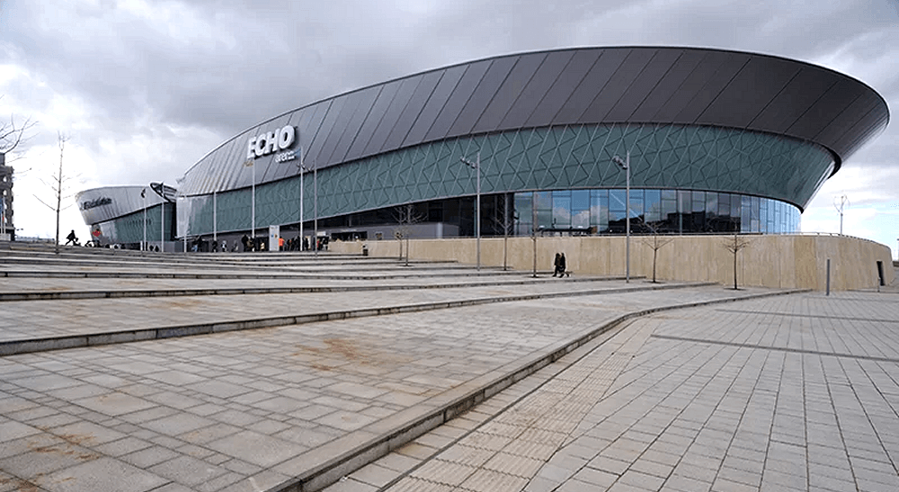 Echo Arena boxing venue in Liverpool, England