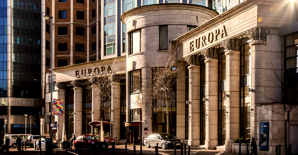 Europa Hotel boxing venue in Belfast, Northern Ireland