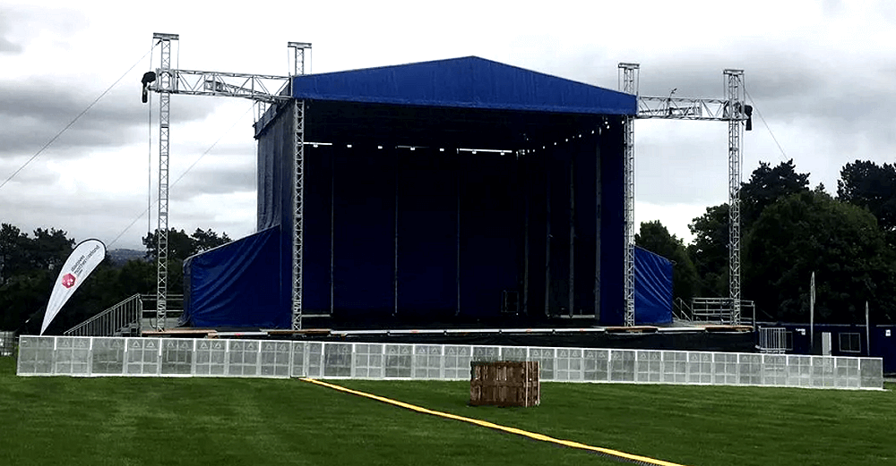Feile Marquee boxing venue in Belfast, Northern Ireland