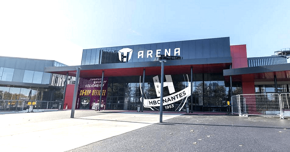H Arena boxing venue in Nantes, France