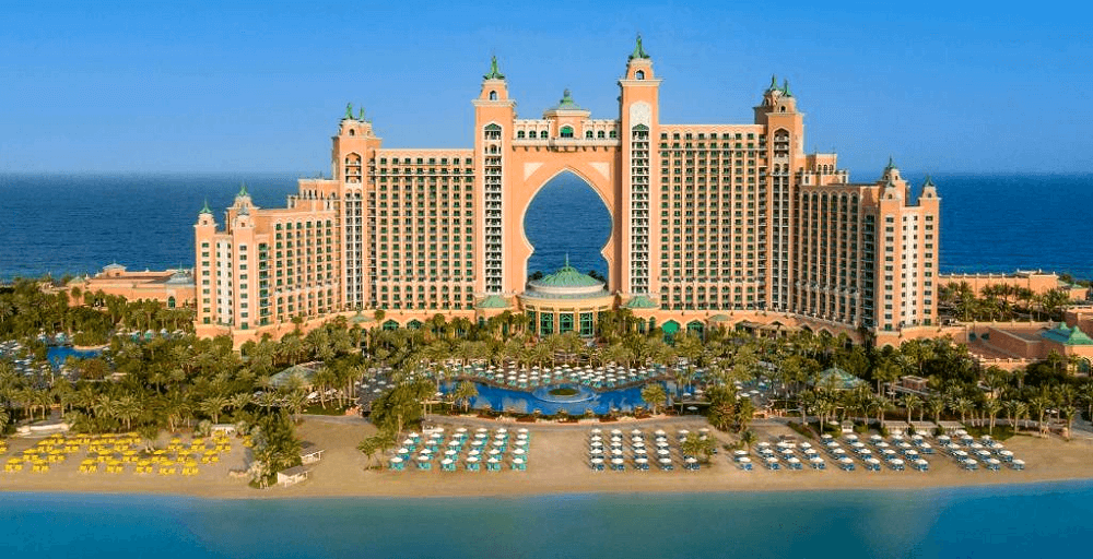 Hotel Atlantis The Palm boxing venue in Dubai, United Arab Emirates