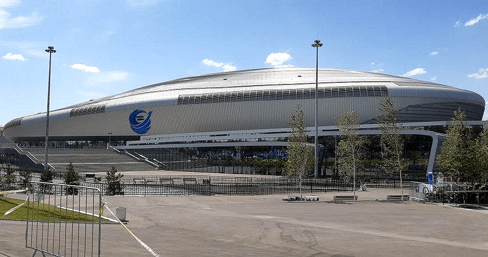 Humo Arena boxing venue in Tashkent, Uzbekistan