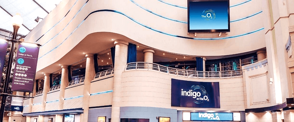 Indigo at The O2 boxing venue in London, England