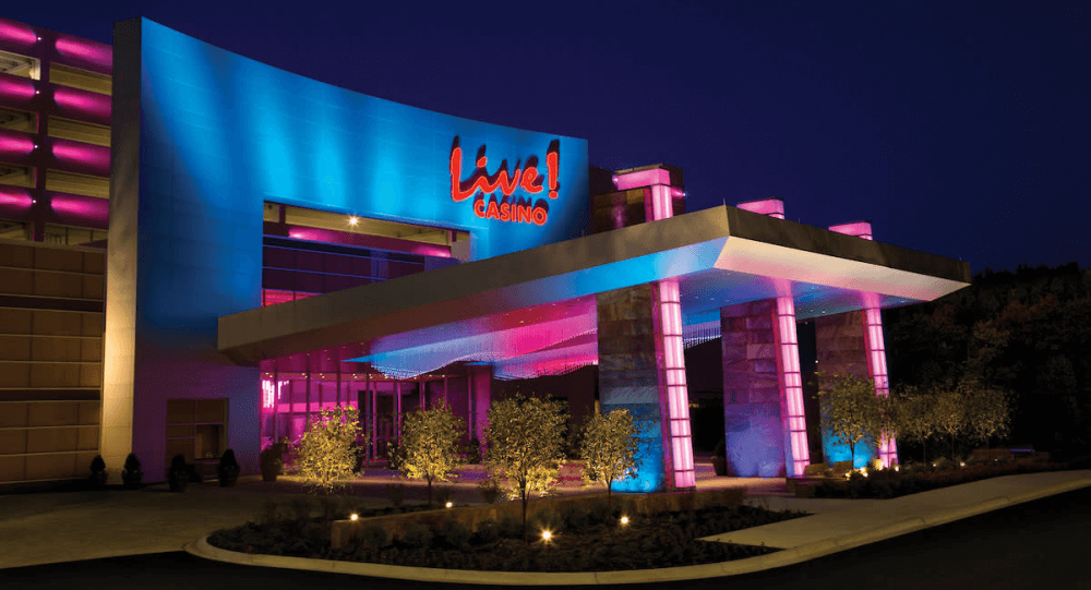 Live Casino Hotel boxing venue in Hanover, USA