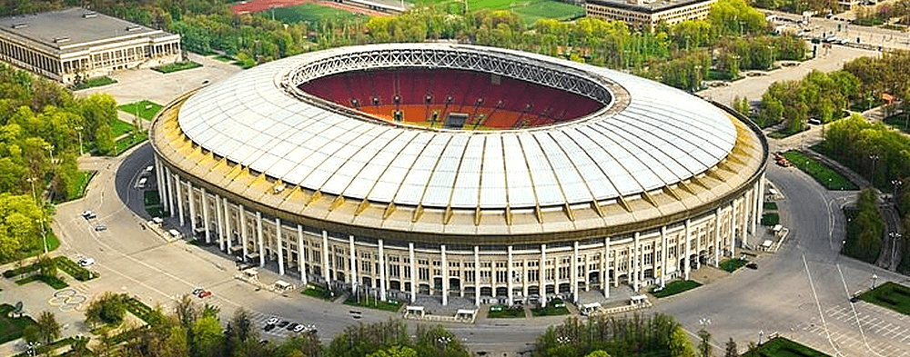 Luzhniki Stadium boxing venue in Moscow, Russia