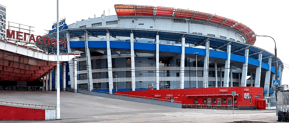 Megasport Sport Palace boxing venue in Moscow, Russia