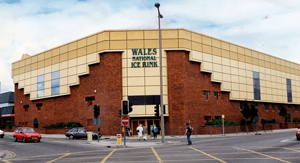 National Ice Rink boxing venue in Cardiff, Wales