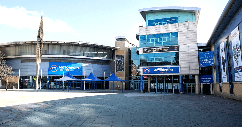Nottingham Arena boxing venue in Nottingham, England