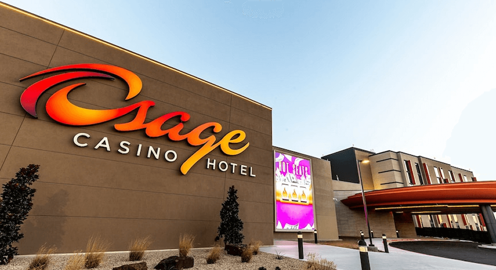 Osage Casino boxing venue in Tulsa, USA