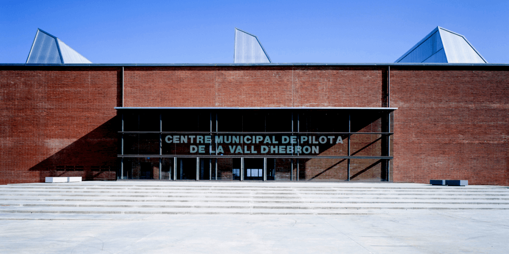 Pabellon de la Vall d'Hebron boxing venue in Barcelona, Spain