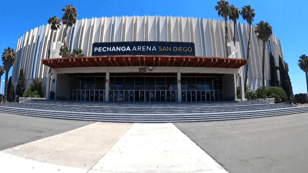 Pechanga Arena boxing venue in San Diego, USA