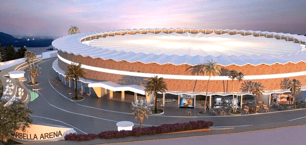 Plaza de Toros de Puerto Banus boxing venue in Marbella, Spain