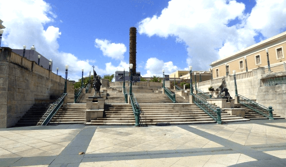 Plaza del Quinto Centenario boxing venue in San Juan, Puerto Rico
