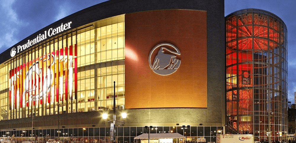 Prudential Center boxing venue in Newark, USA