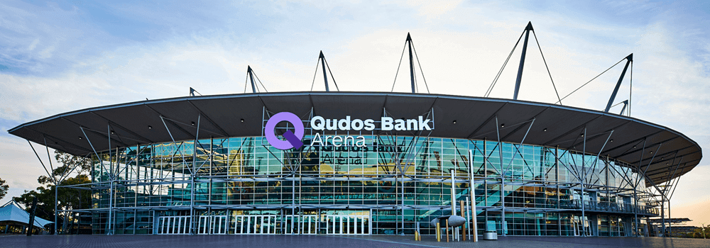 Qudos Bank Arena boxing venue in Sydney Olympic Park, Australia