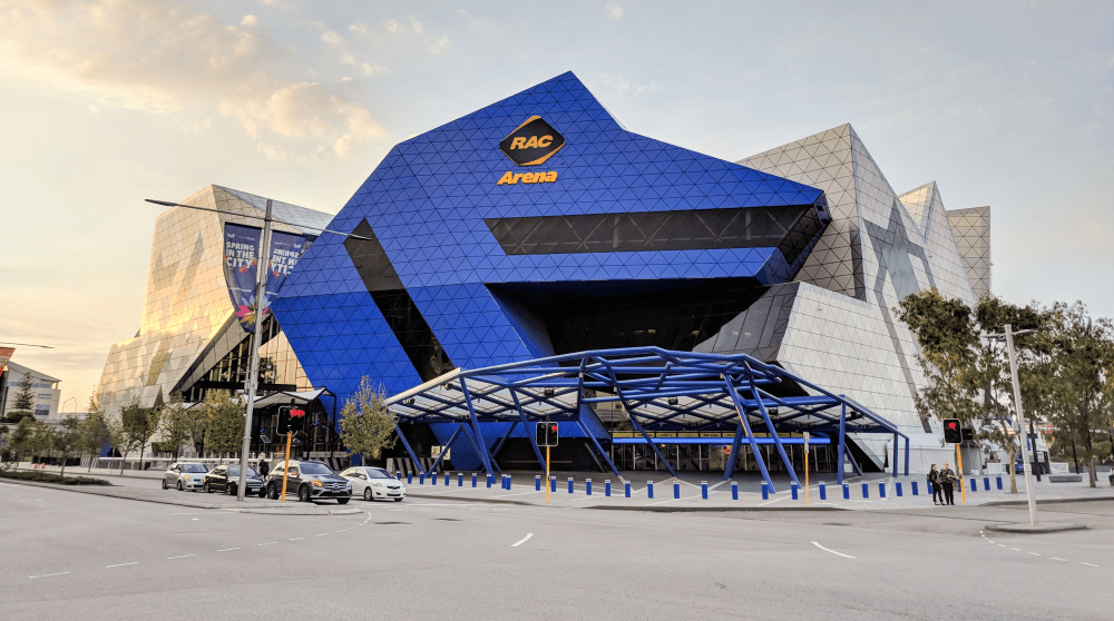 RAC Arena boxing venue in Perth, Australia
