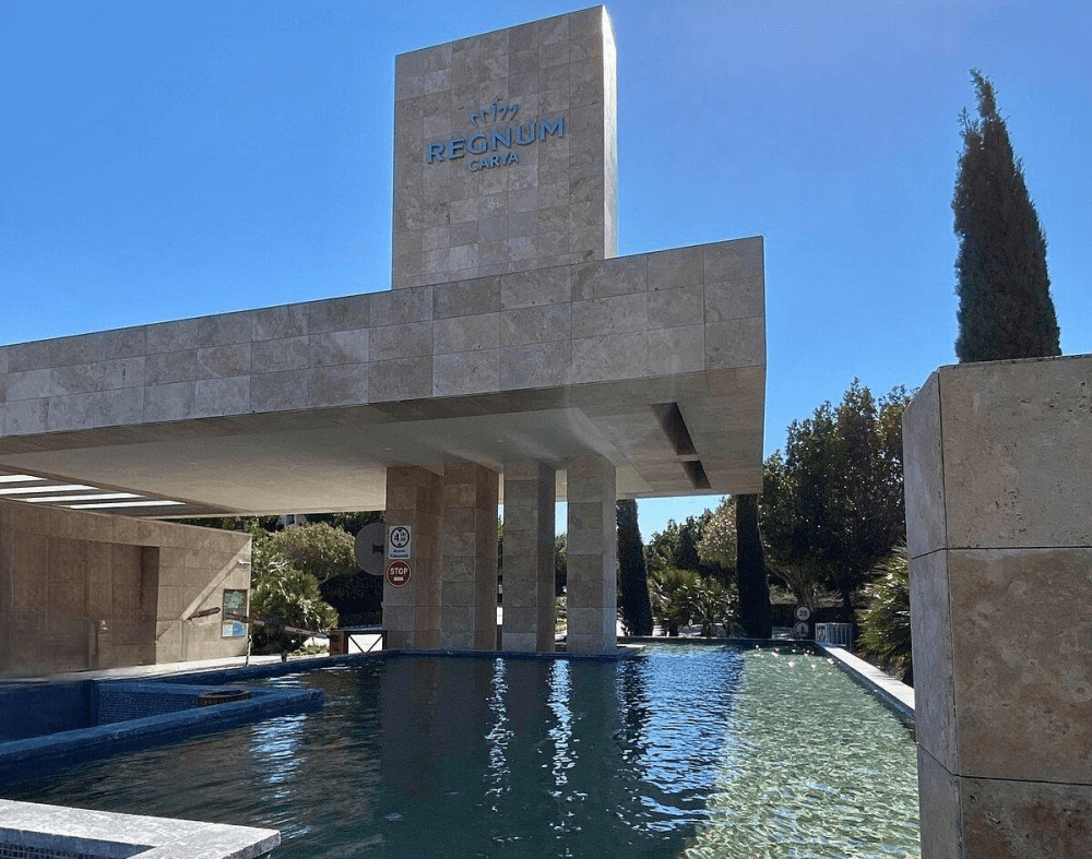 Regnum Carya Hotel boxing venue in Antalya, Turkey