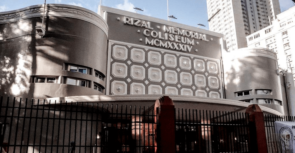 Rizal Memorial Sports Complex boxing venue in Manila, Philippines