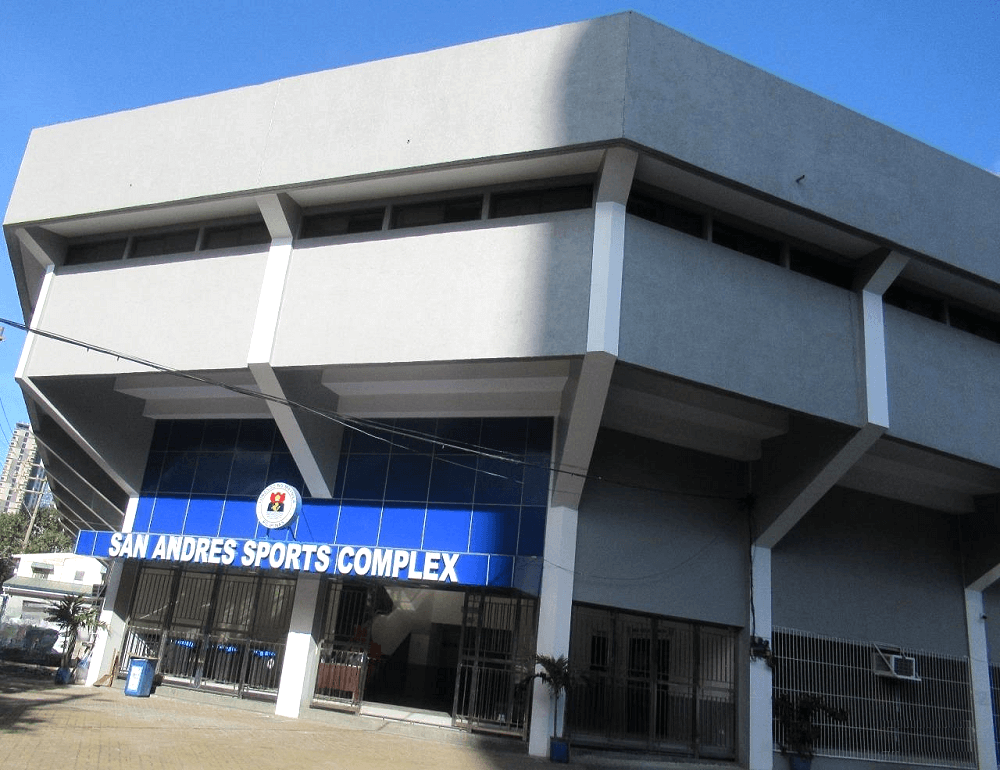 San Andres Sports Complex boxing venue in Manila, Philippines