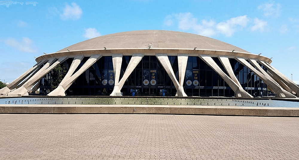 Scope Arena boxing venue in Norfolk, USA
