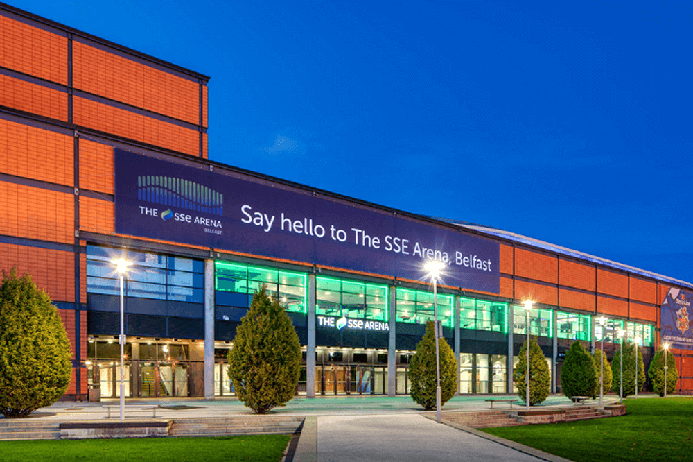 SSE Arena (Odyssey Arena) boxing venue in Belfast, Northern Ireland