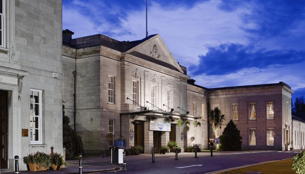 The Royal Dublin Society boxing venue in Dublin, Ireland