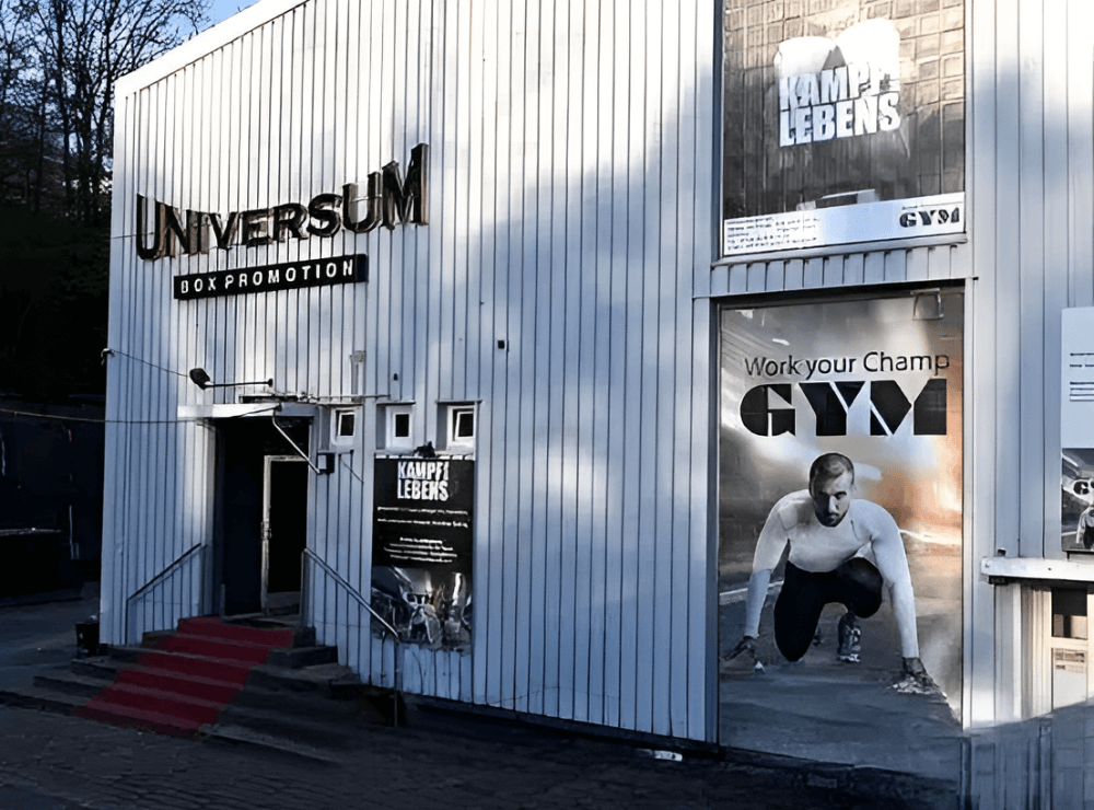 Universum Gym boxing venue in Hamburg, Germany