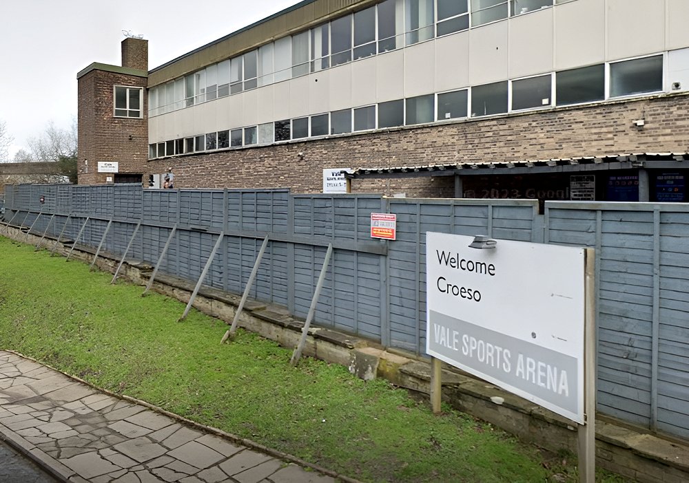 Vale Sports Arena boxing venue in Cardiff, Wales