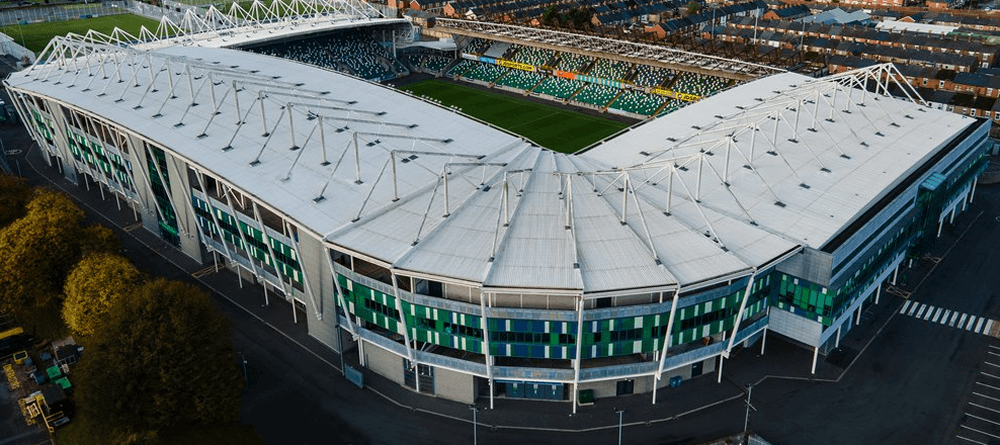 Windsor Park boxing venue in Belfast, Northern Ireland